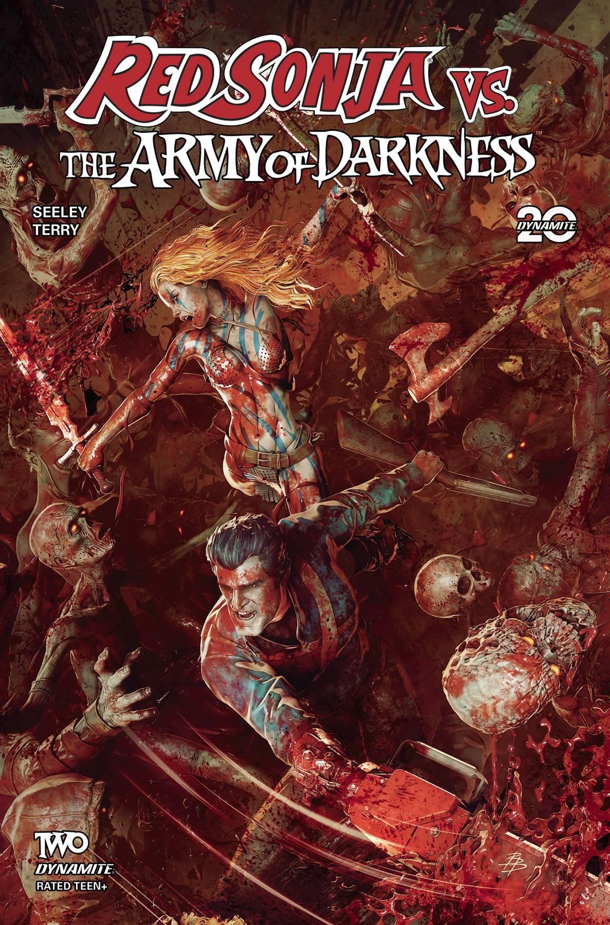 Red Sonja Vs Aod #2 Cvr A Barends Dynamite Comic Book