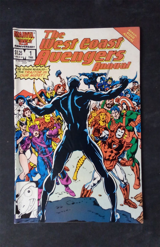 West Coast Avengers Annual #1 Direct Edition 1986 marvel Comic Book