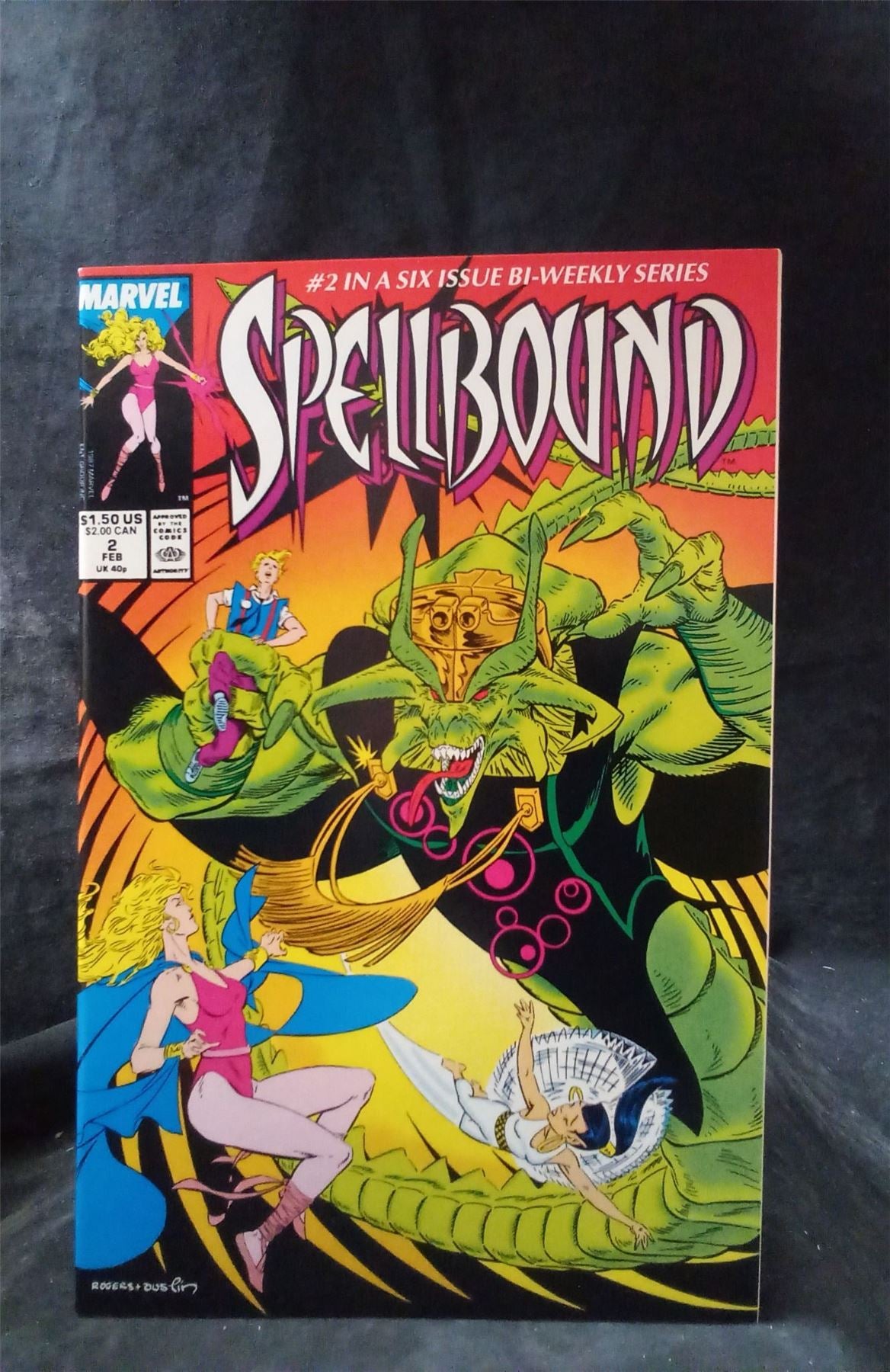 Spellbound #2 1988 Marvel Comics Comic Book