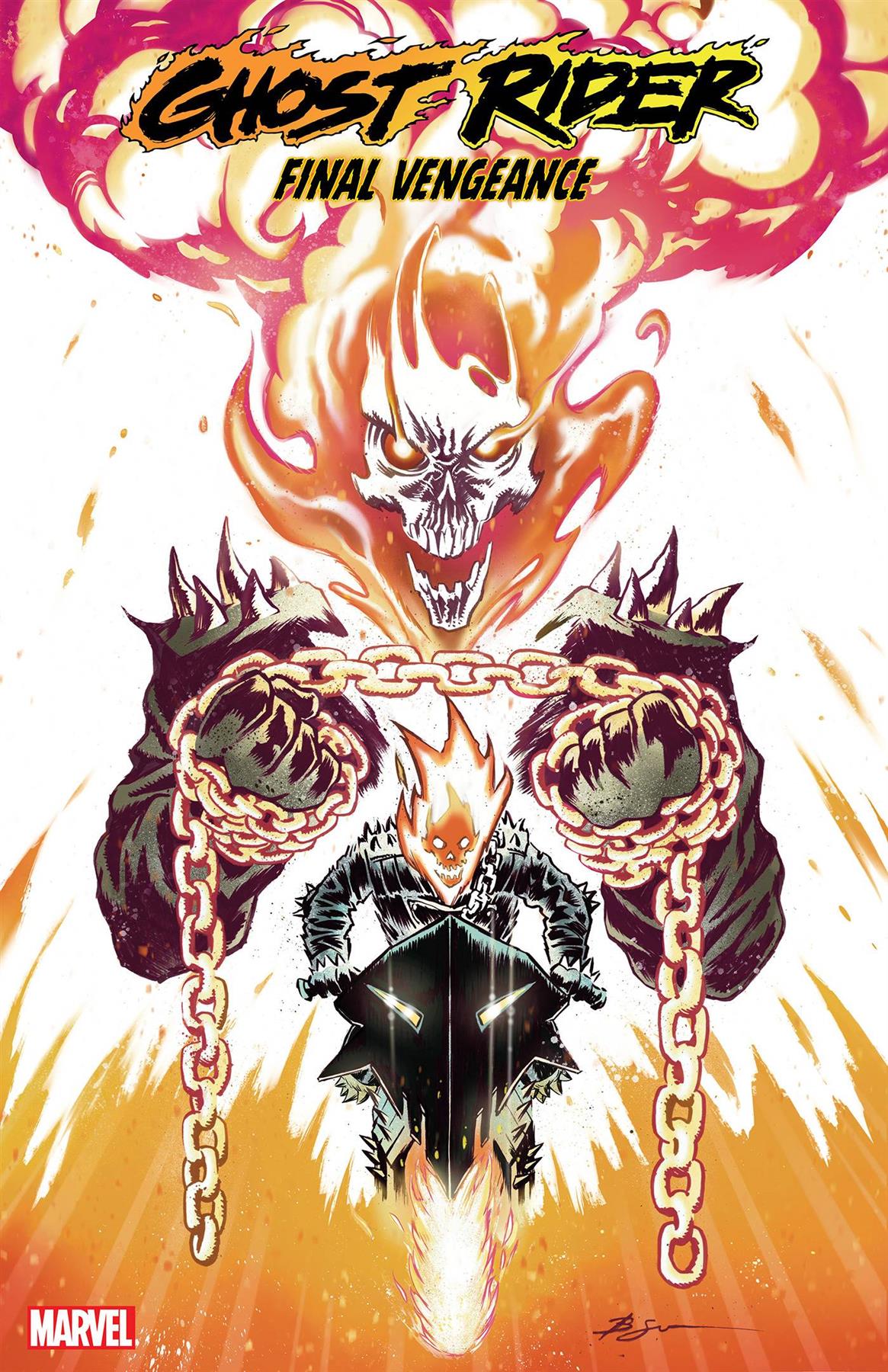 Ghost Rider #1 Ben Su Foil Var (Ben Su Foil Var) Marvel Prh Comic Book 2024