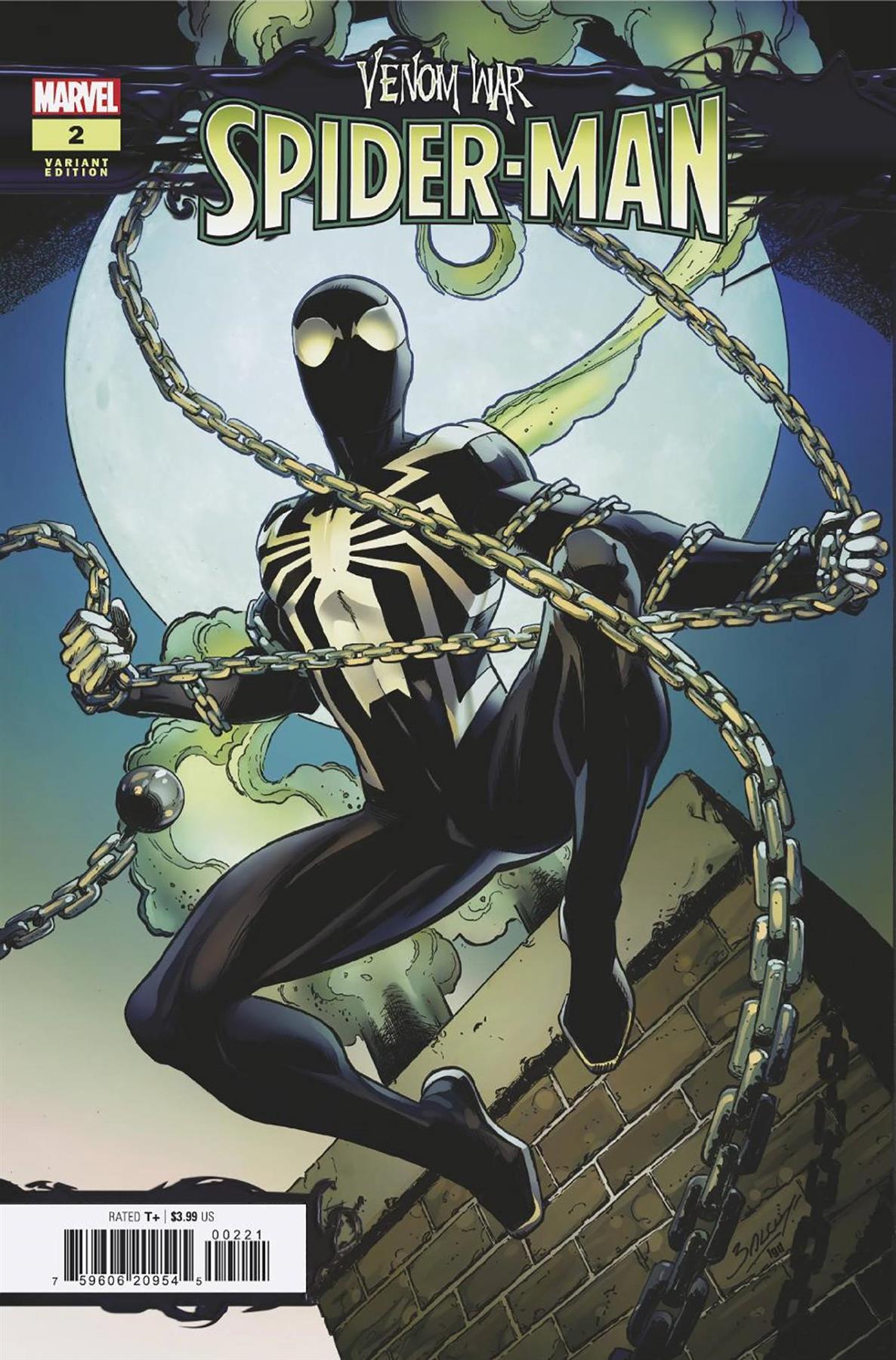 Venom War Spider-man #2 (of 4) Mark Bagley Var Marvel Prh Comic Book  Marvel Prh Comic Book 2024