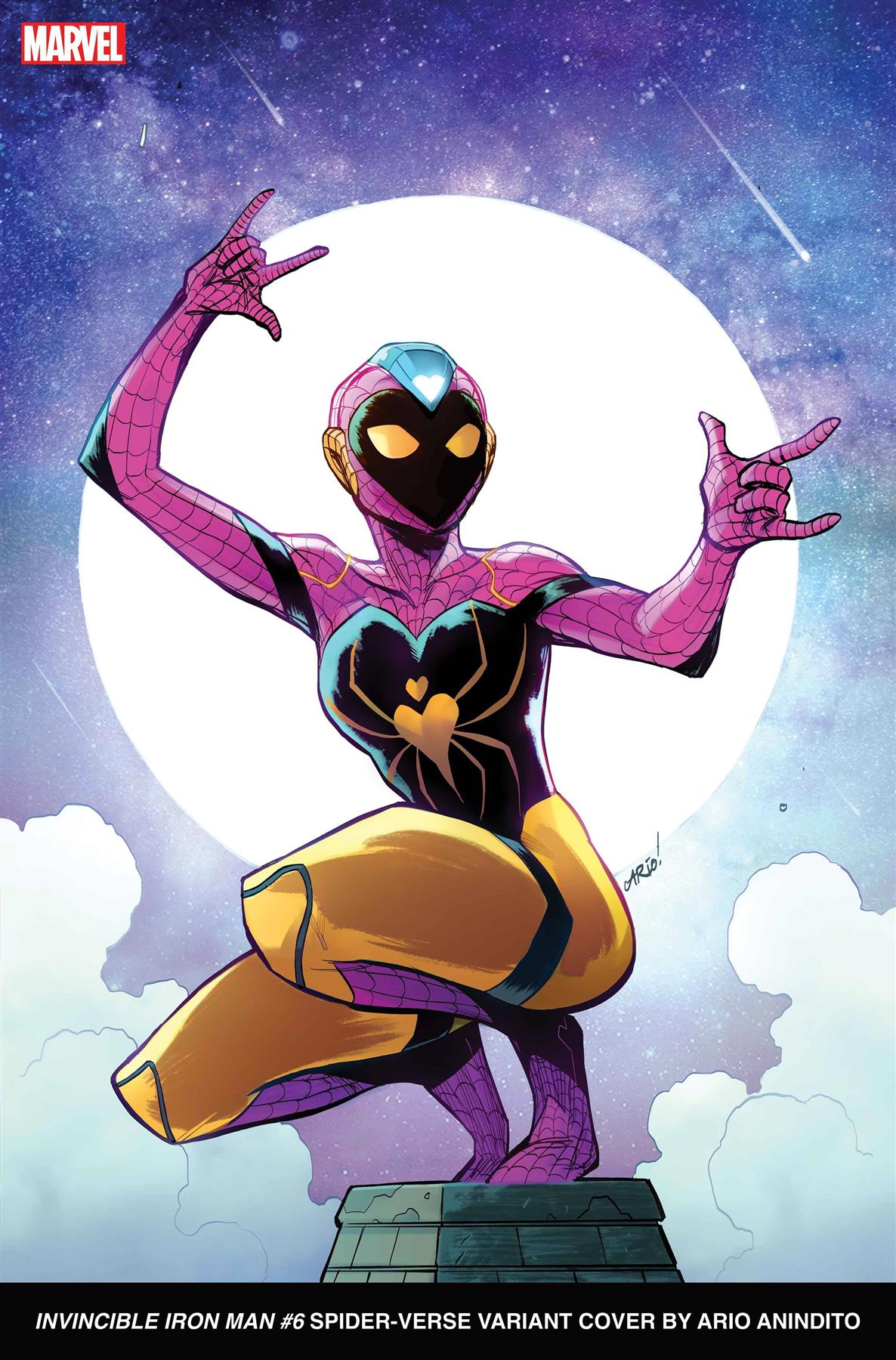 Invincible Iron Man #6 Anindito Spider-verse Var (Anindito Spider-verse Var) Marvel Prh Comic Book 2023