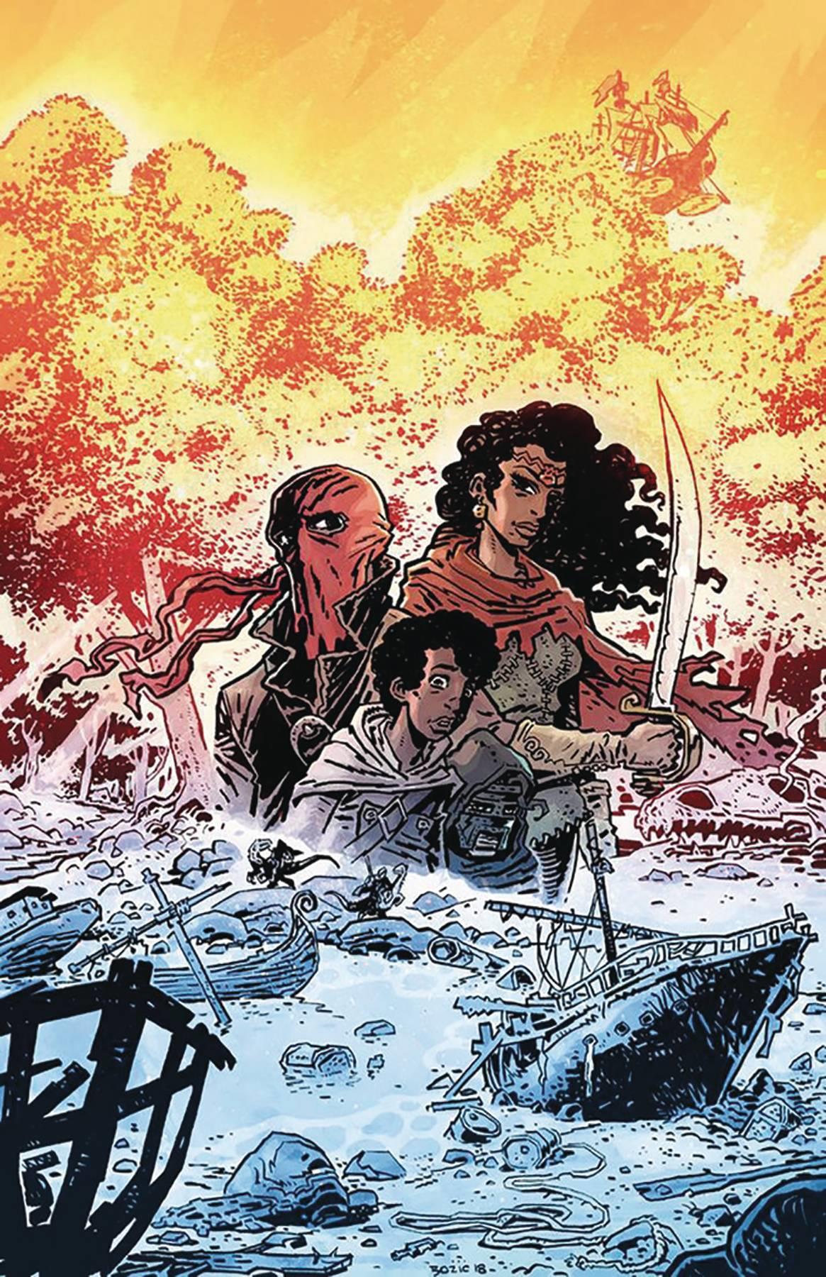 Red Range Pirates Of Fireworld #1 (Cvr F Bozic) It's Alive Comic Book