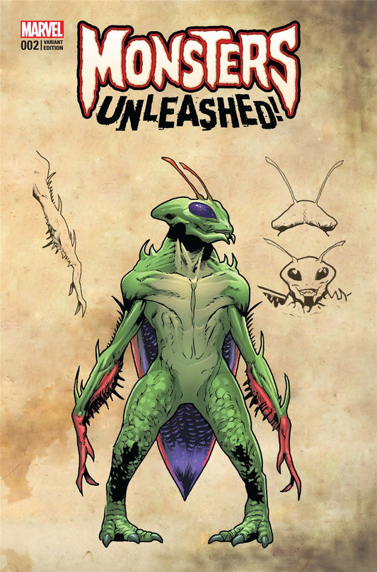 Monsters Unleashed #2 (Yu Monster Var) Marvel Comics Comic Book