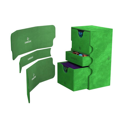 Stronghold Deck Box 200+ XL Green TCG Gamegenic