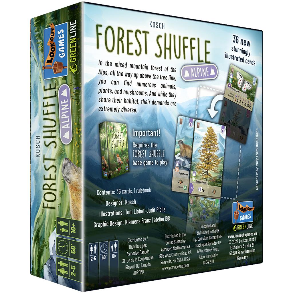 Forest Shuffle: Alpine By Lookout Games Board Game