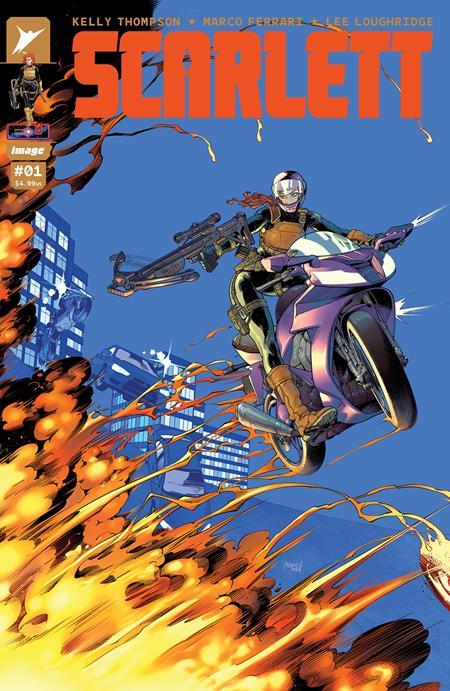 Scarlett #1 (of 5) Cvr C Inc 1:10 Gleb Melnikov Connecting Var Image Comics Comic Book