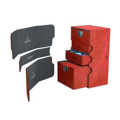 Stronghold Deck Box 200+ Red TCG Gamegenic
