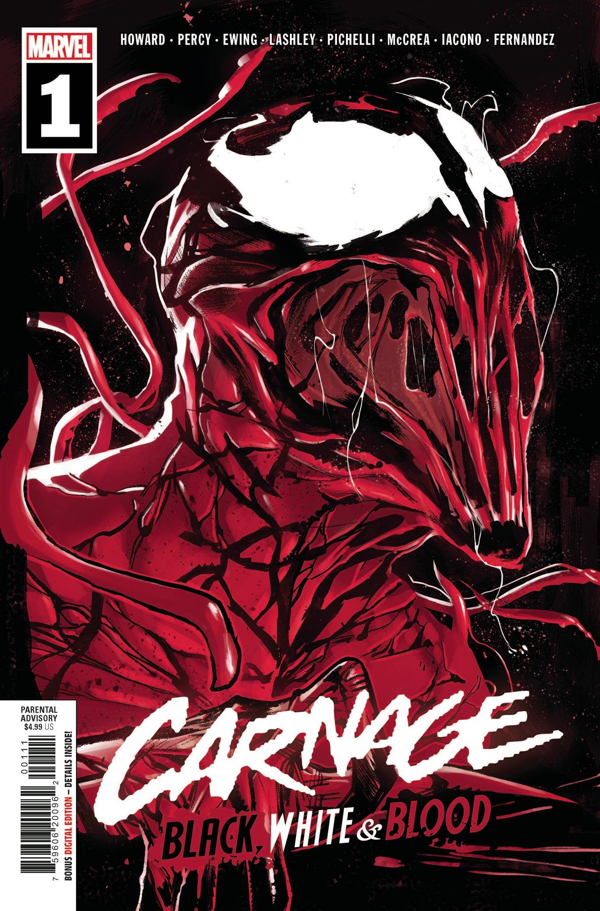 Carnage Black White And Blood #1 () Marvel Comics Comic Book 2021
