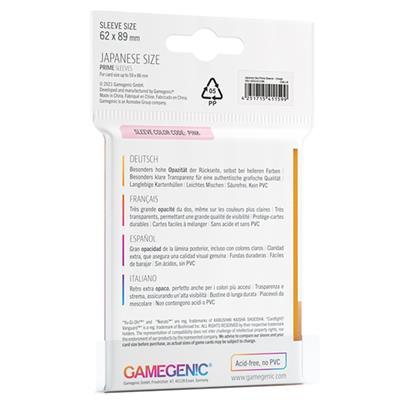 PRIME Japanese Sized Sleeves - Orange  TCG Gamegenic