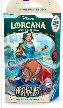 Disney Lorcana Archazia's Island Starter Deck Belle/Beast TCG By Ravensburger