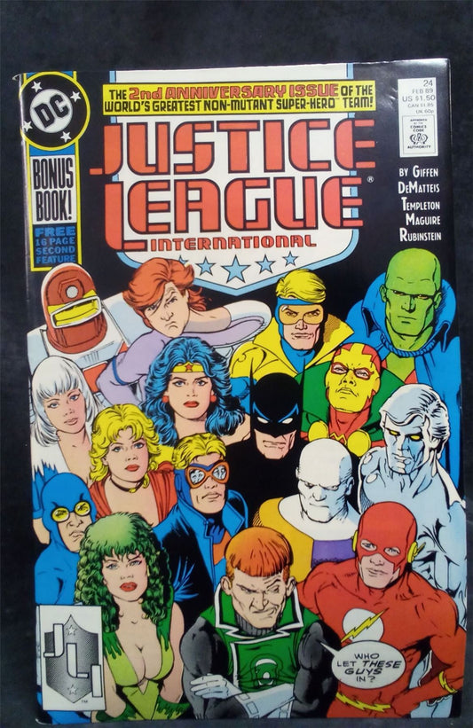 Justice League International #24 1989 DC Comics Comic Book