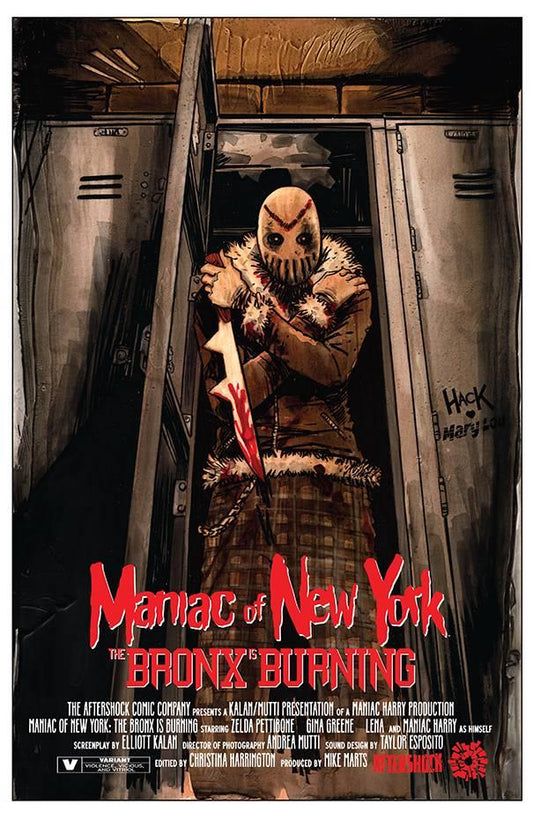 Maniac Of New York Bronx Burning #3 Cvr B Robert Hack Aftershock Comics Comic Book