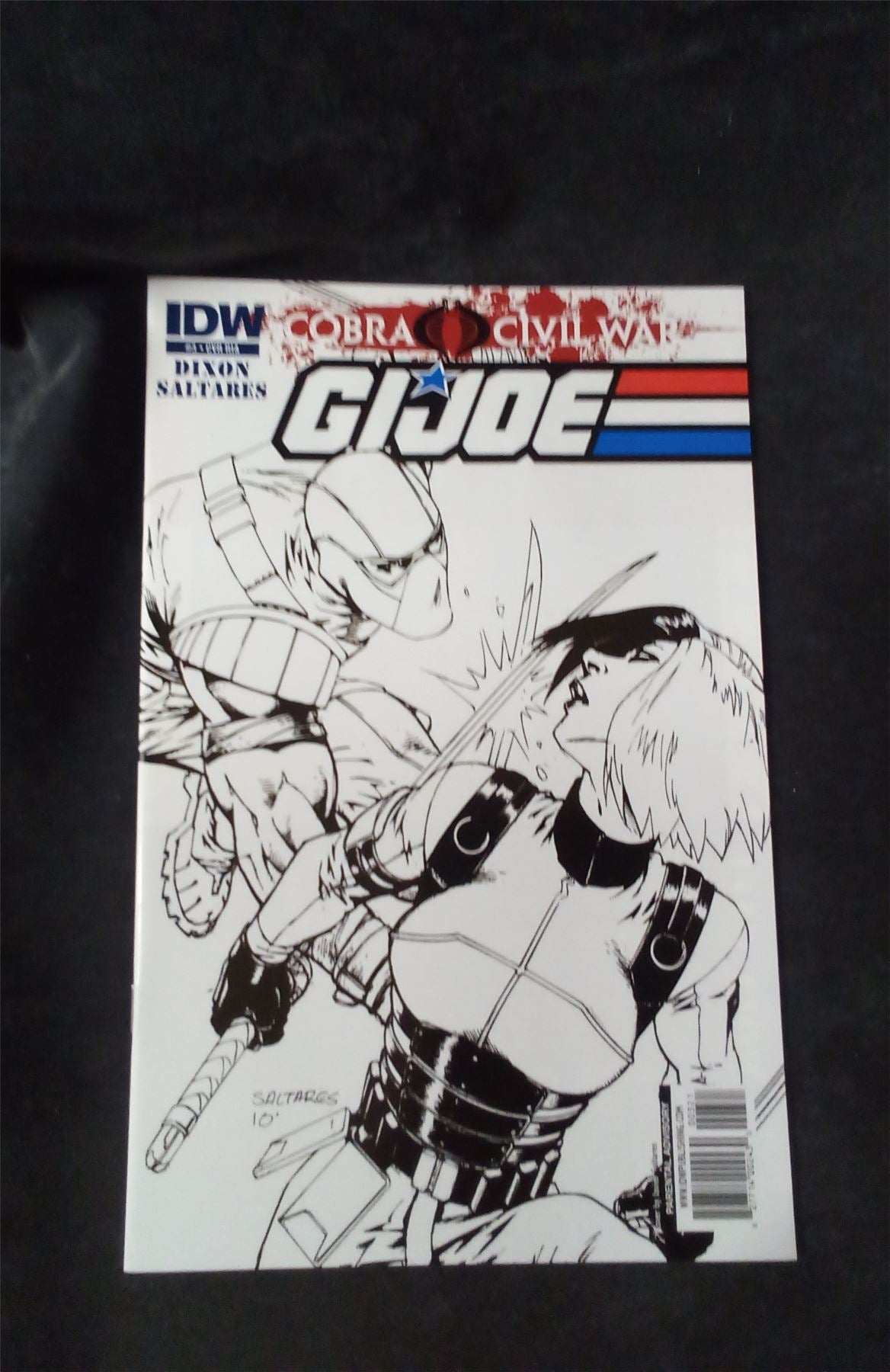 G.I. Joe #3 Cover RIA 2011 IDW Comics  Comic Book