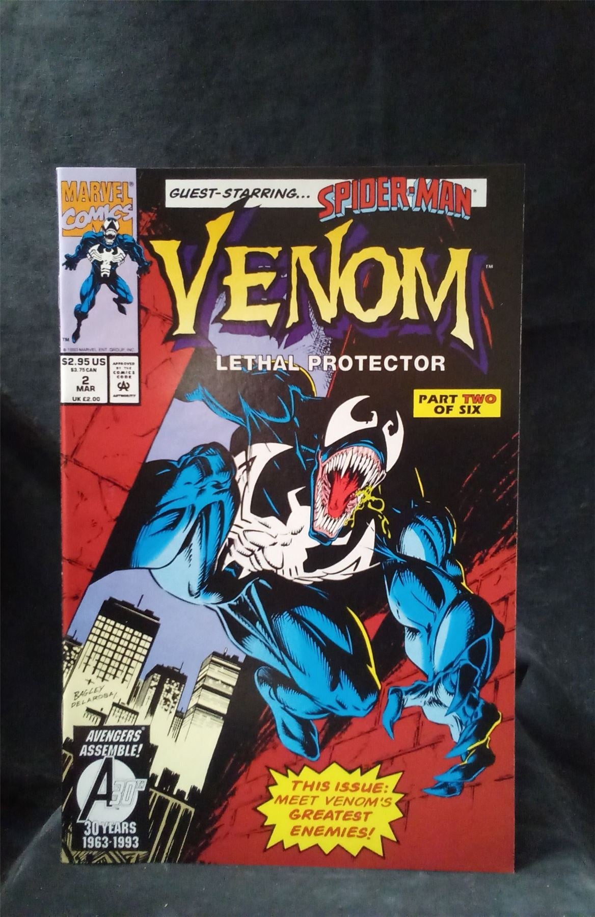 Venom: Lethal Protector #2 1993 Marvel Comics Comic Book