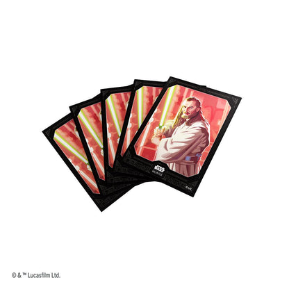 Star Wars Unlimited Legends of the Force Premium Art Sleeve Qui-Gon Jinn By Gamegenic