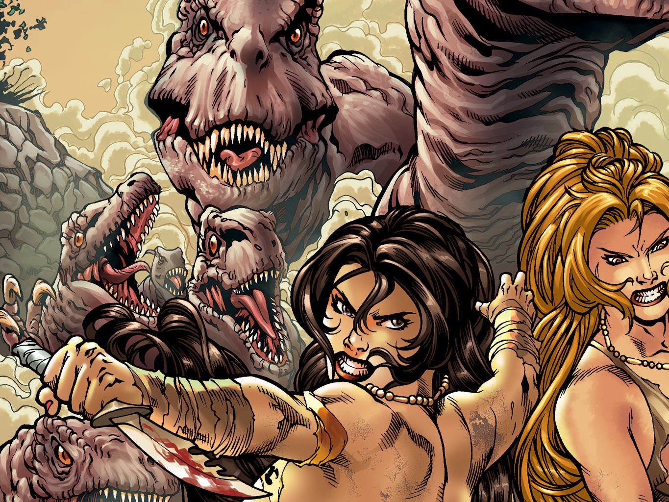 Jungle Fantasy Vixens Sirens Nude Bag Set (3ct) Boundless Comics Comic Book