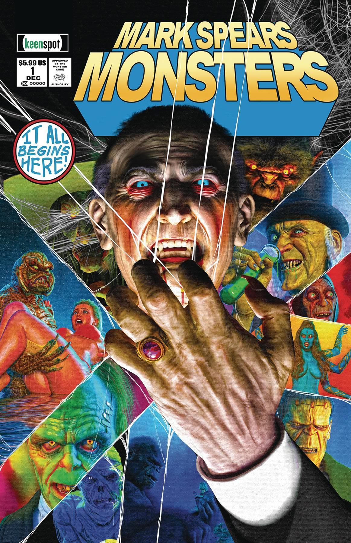 Mark Spears Monsters #1 Cvr C Infinity Gauntlet Homage Keenspot Entertainment Comic Book