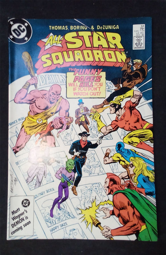 All-Star Squadron #64 Direct Edition 1986 dc-comics Comic Book