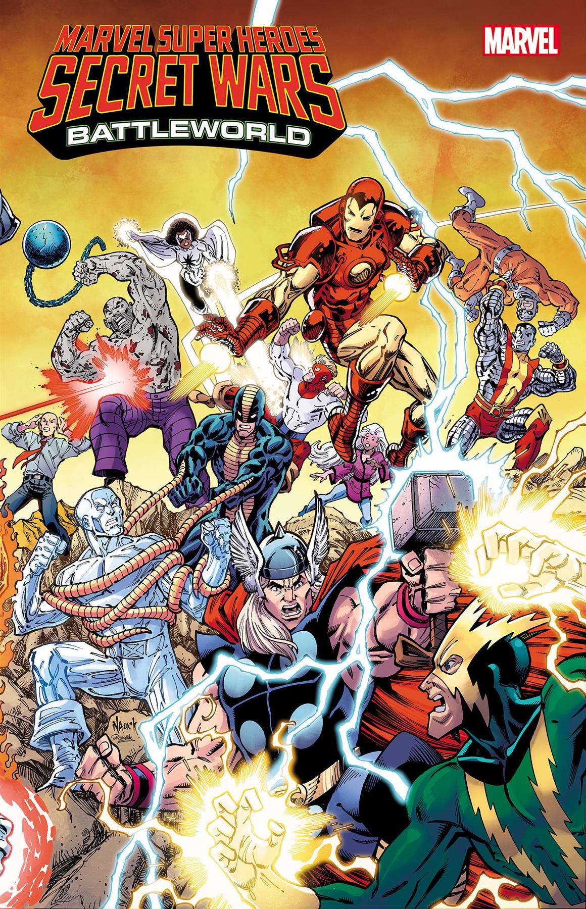 Msh Secret Wars Battleworld #4 Todd Nauck Connect Var Marvel Prh Comic Book 2024