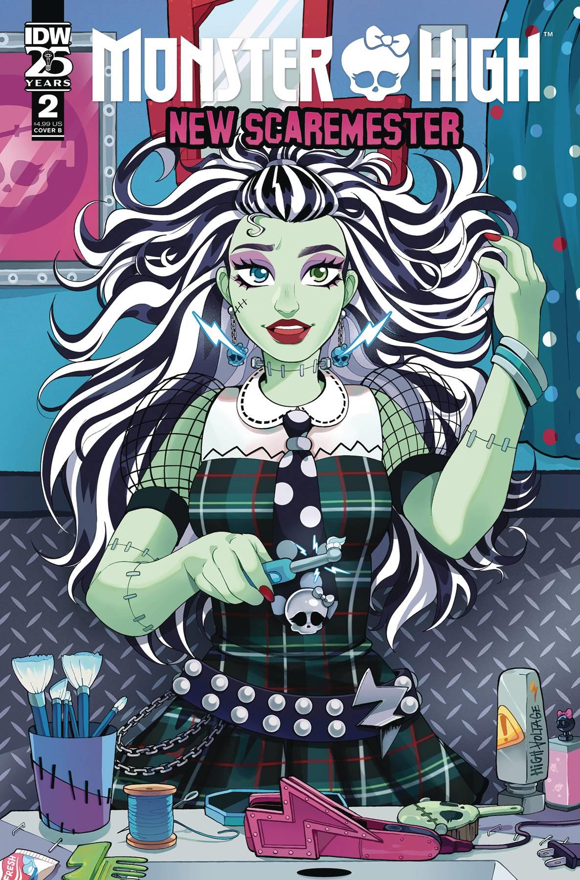 Monster High New Scaremester #2 Cvr B Camacho Idw-prh Comic Book