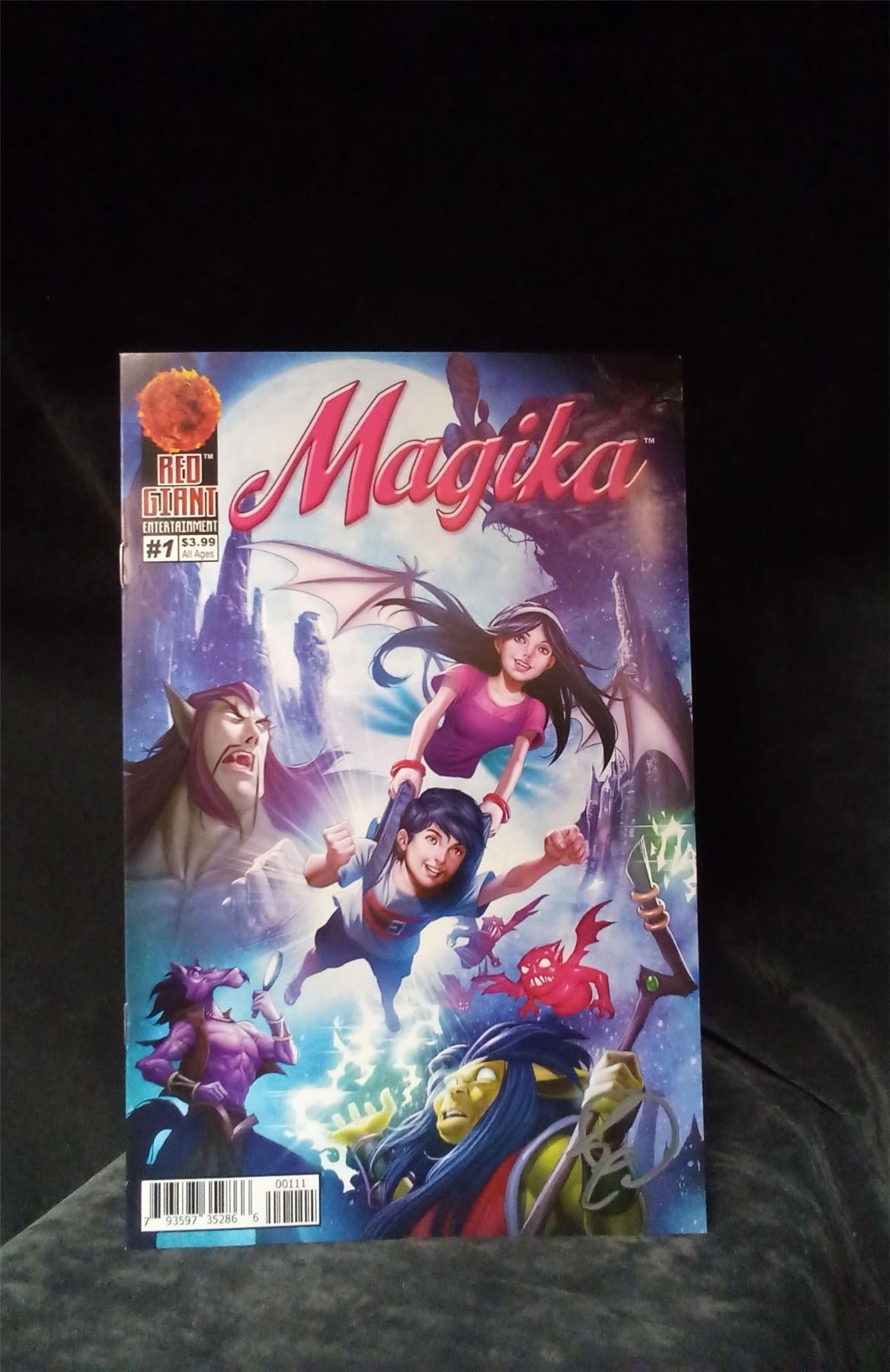 Magika #1 signed by Benny Powell 2020  Comic Book