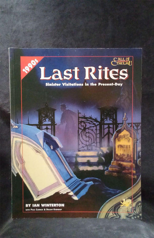 Last Rites 1999  Comic Book