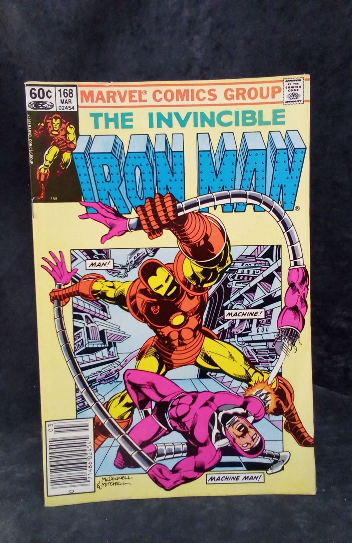 Iron Man #168 1983 Marvel Comics Comic Book