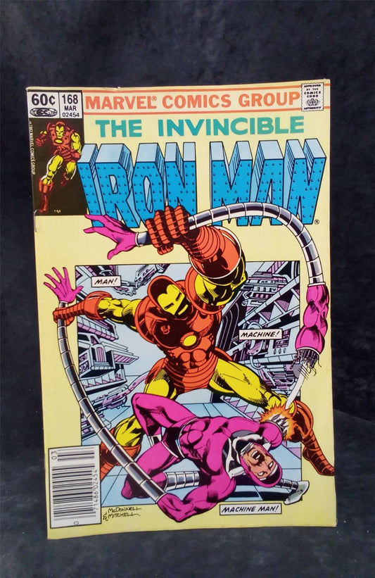 Iron Man #168 1983 Marvel Comics Comic Book