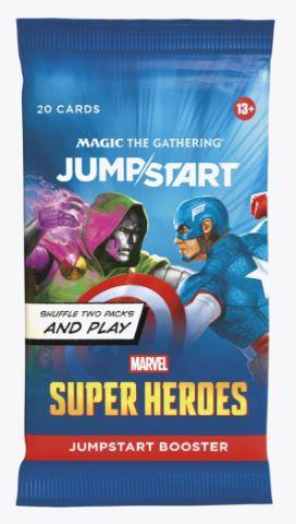 MTG TCG Universes Beyond- Marvel Super Heroes Jumpstart Booster Box By Wizards of the Coast