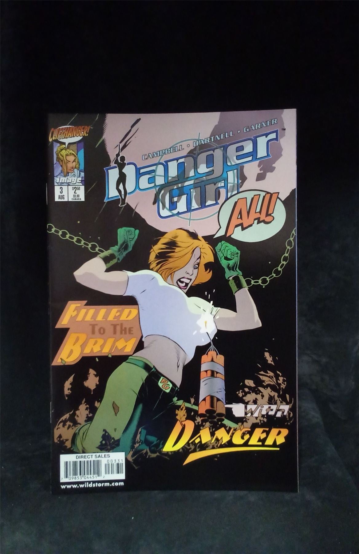 Danger Girl #3 Hughes Cover 1998 DC Comics Comic Book