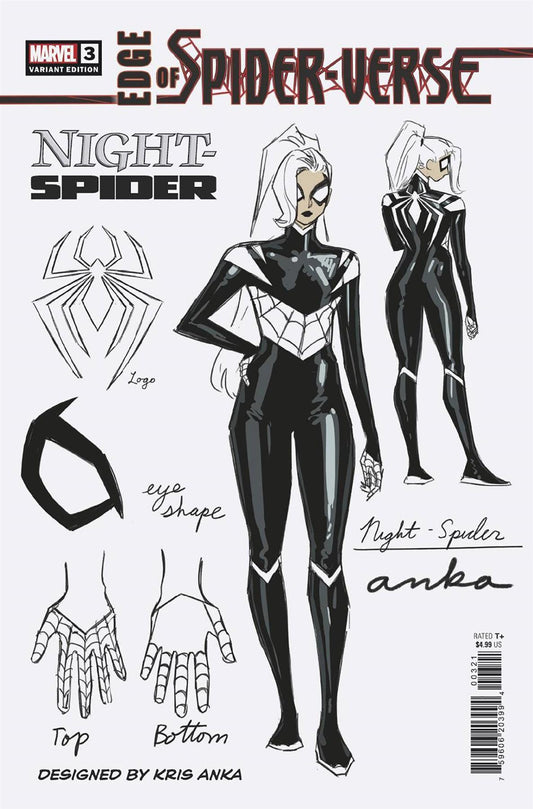 Edge Of Spider-verse #3 (10 Copy Incvanka Design Var) Marvel Prh Comic Book 2022