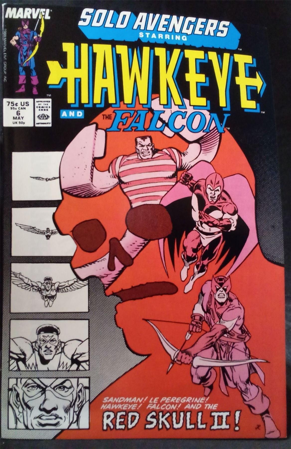 Solo Avengers #6 1988 Marvel Comics Comic Book