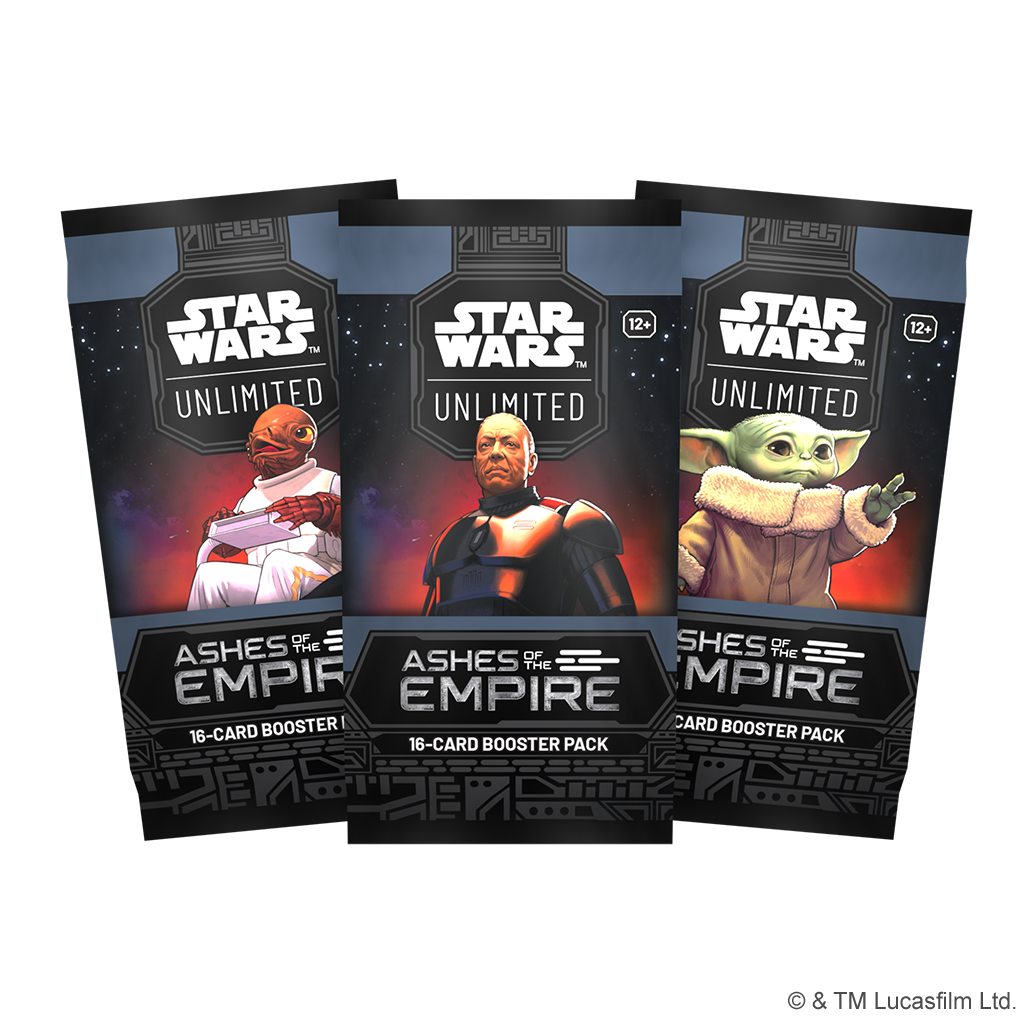 Star Wars Unlimited TCG Ashes of the Empire Booster Pack By Fantasy Flight Games