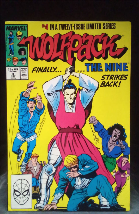 Wolfpack #4 1988 Marvel Comics Comic Book