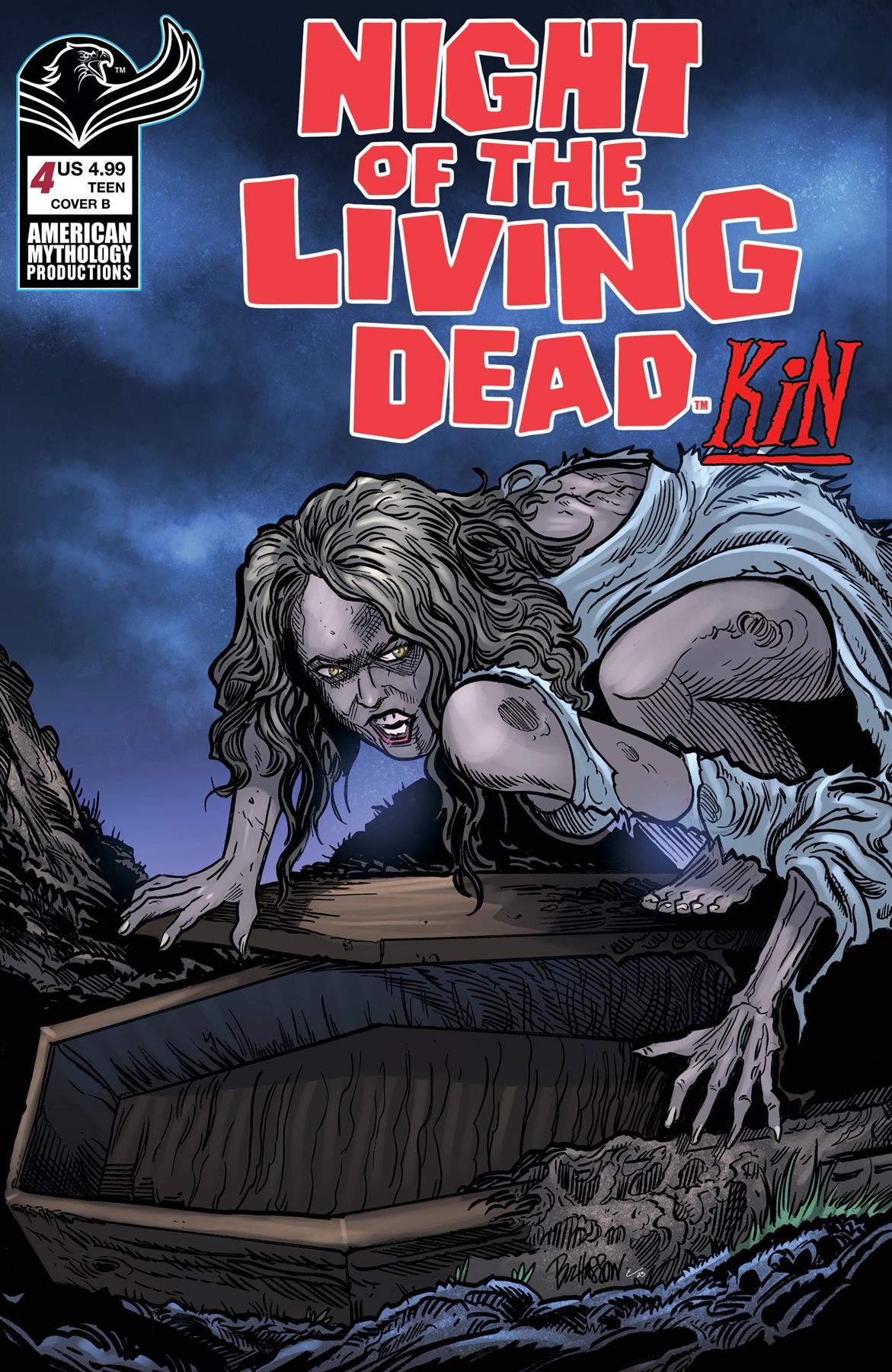 Night Of The Living Dead Kin #4 Cvr B Hasson American Mythology Productions Comic Book