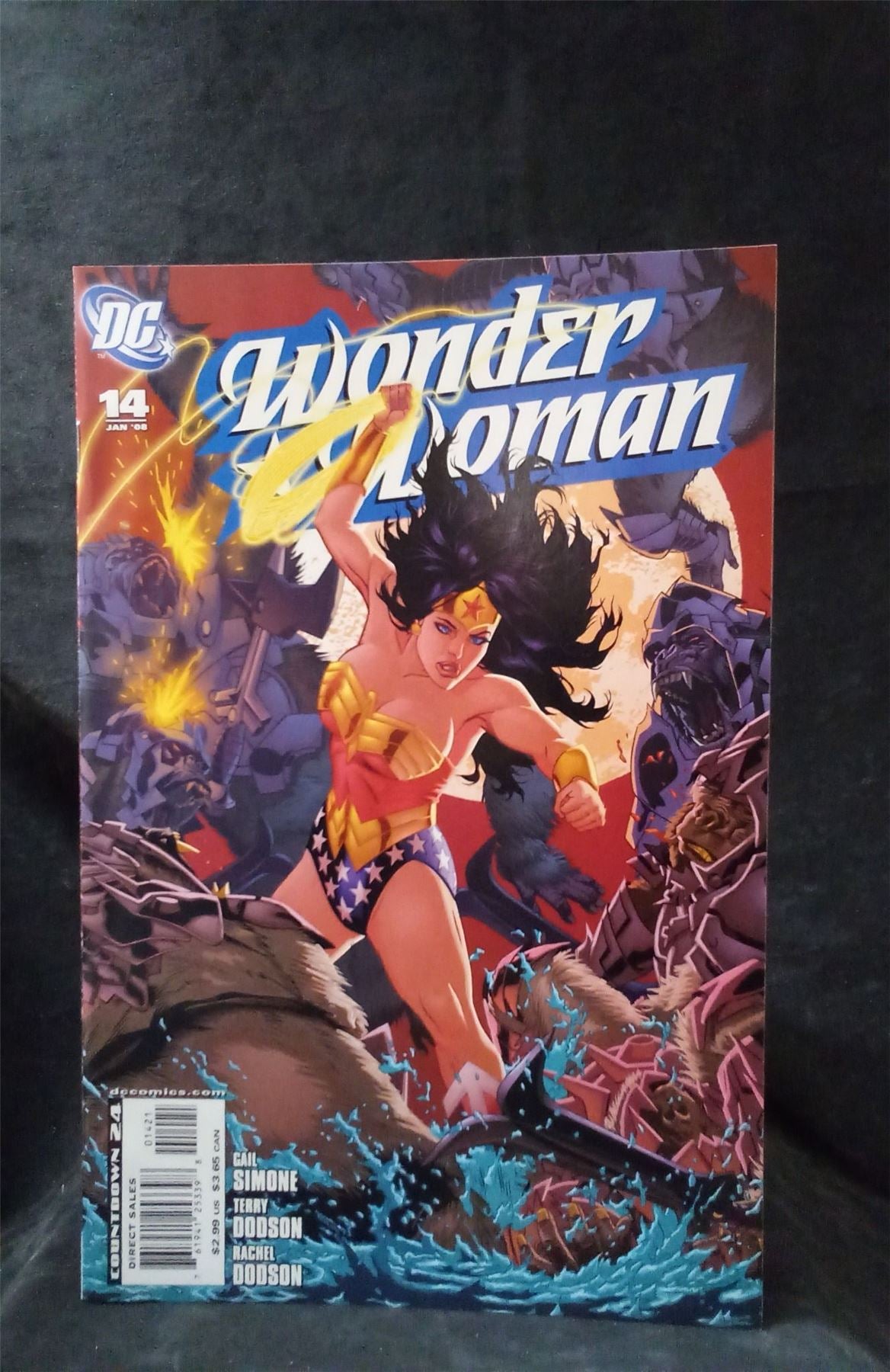 Wonder Woman #14 Golden Cover 2008 DC Comics Comic Book