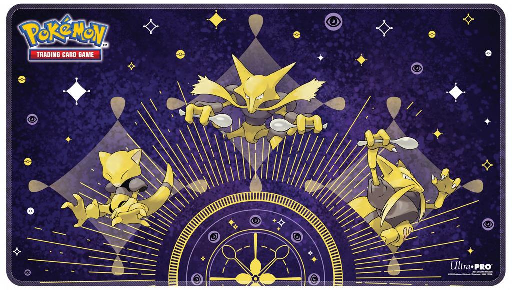 Ultra Pro Pokemon Playmat - White Stitched Abra Evolutions