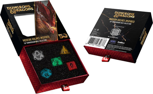 Dungeons and Dragons 50th anniv. Dice Set - Modern Holmes