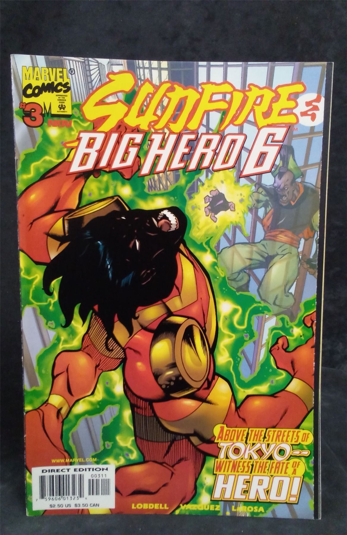 Sunfire & Big Hero 6 #3 1998 Marvel Comics Comic Book