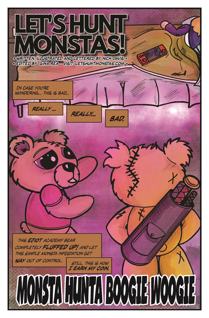 Let’s Hunt Monstas! No.1 in a Micro-Series of One Altworld Studios & Dreamscape Publishing Comic Book