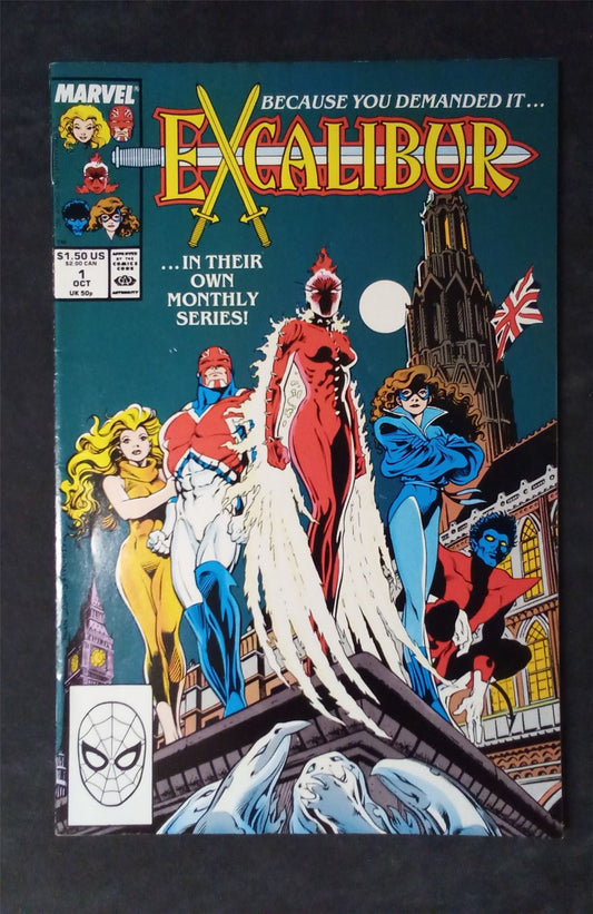 Excalibur #1 Newsstand Edition 1988 marvel Comic Book