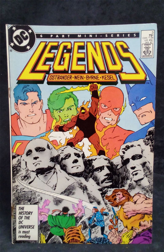 Legends #3 1987 DC Comics Comic Book