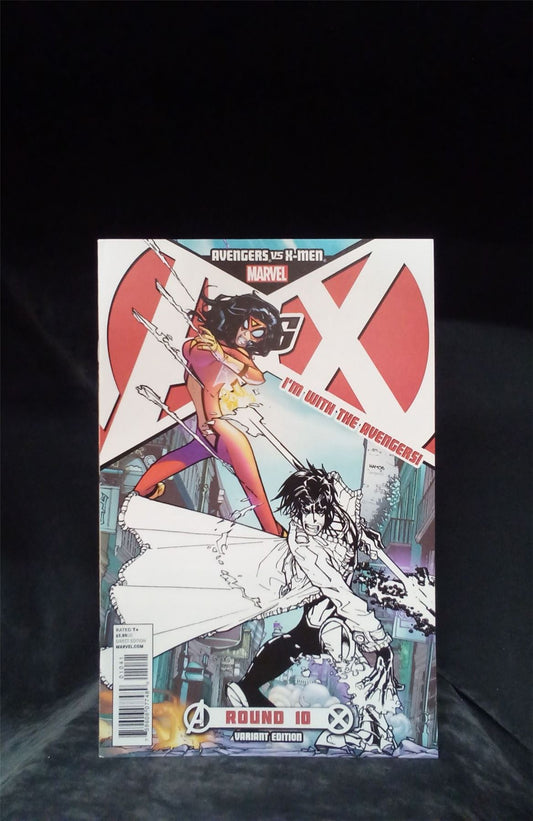 Avengers Vs. X-Men #10 Team Avengers Cover 2012 Marvel Comics Comic Book