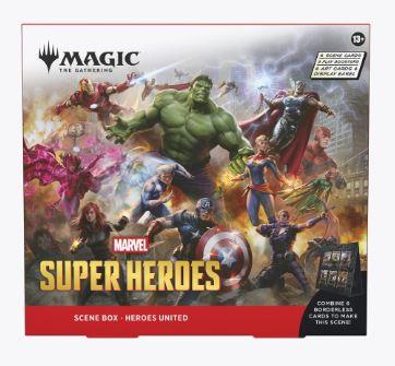 MTG TCG Universes Beyond- Marvel Super Heroes Scene Box: Heroes United By Wizards of the Coast