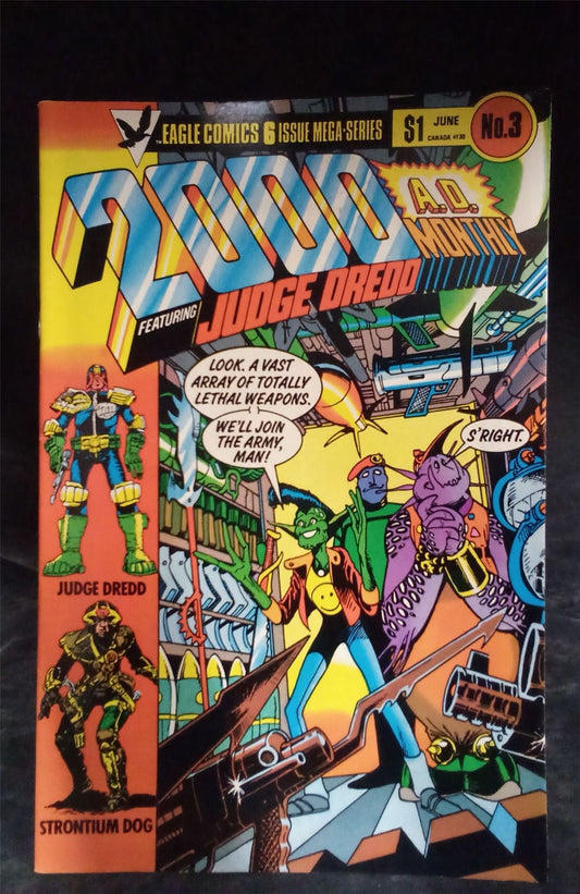 2000 A.D #3 1985 Eagle Comics  Comic Book