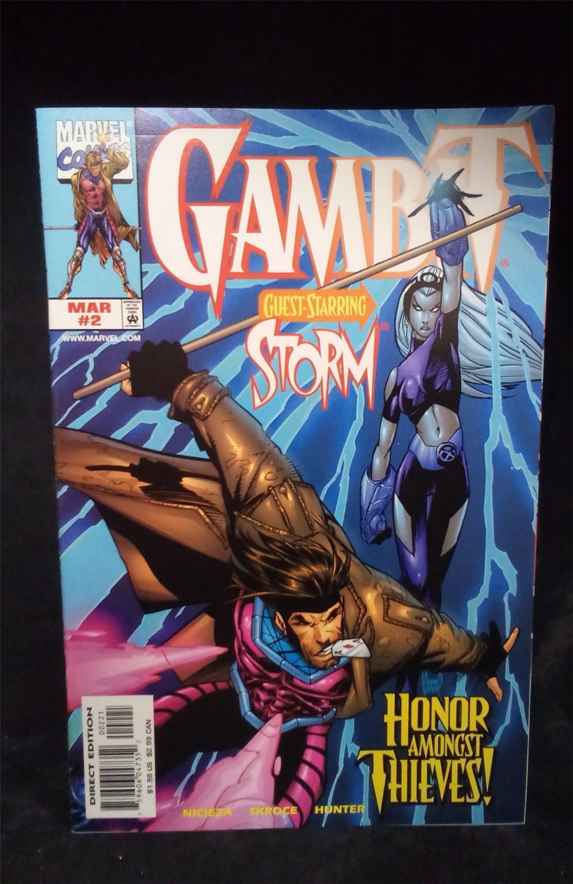 Gambit #2 Variant Cover 1999 Marvel Comics Comic Book