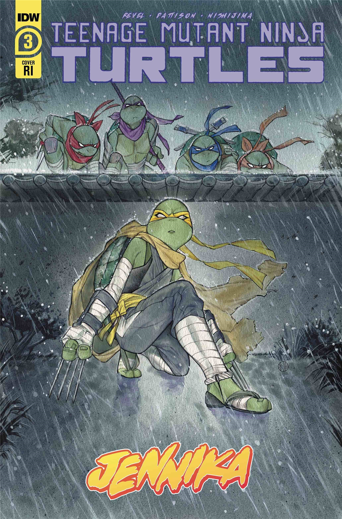 Tmnt Jennika #3 (10 Copy Incv Momoko) Idw Publishing Comic Book 2020
