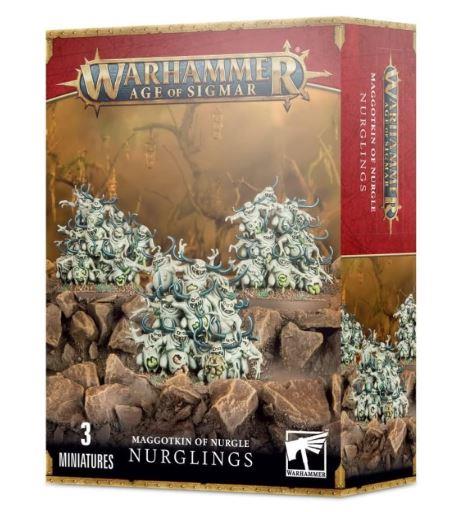 Warhammer Age of Sigmar- Maggotkin of Nurgle Nurglings 97-18 by Games Workshop