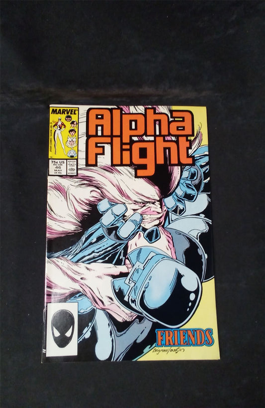 Alpha Flight #46 Direct Edition 1987 marvel Comic Book